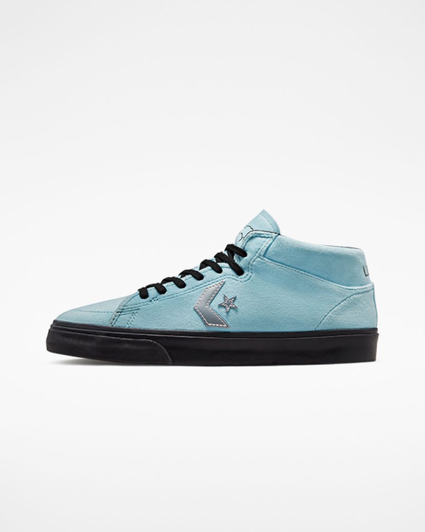 Women's Converse Louie Lopez Pro Mid x FA Skate Shoes Blue / Black | AU C3E68C
